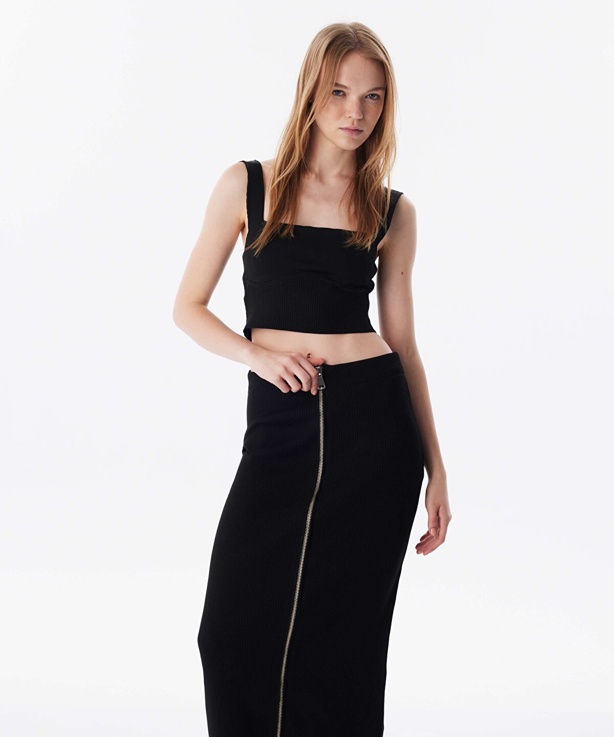 KARE YAKA CROP TRİKO -1