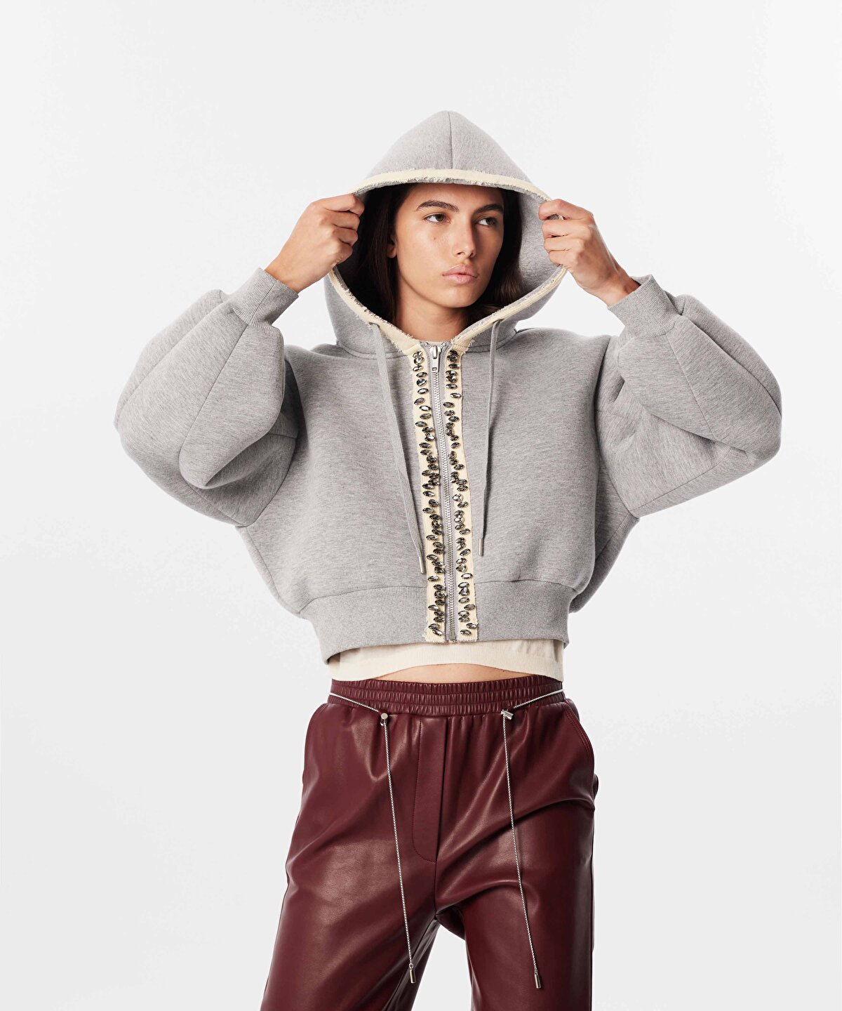 Hoodie strass outlet
