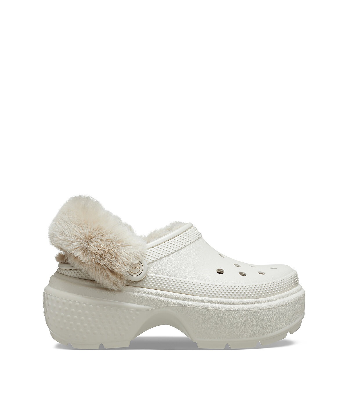 Crocs lined white store