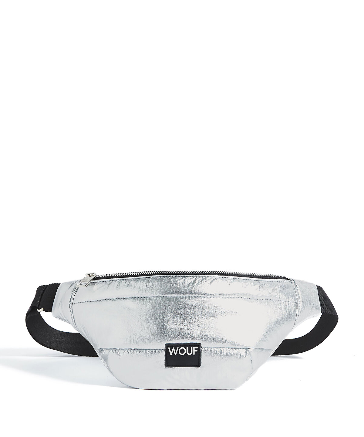 WOUF SILVER GLOSSY BEL ÇANTASI - 1
