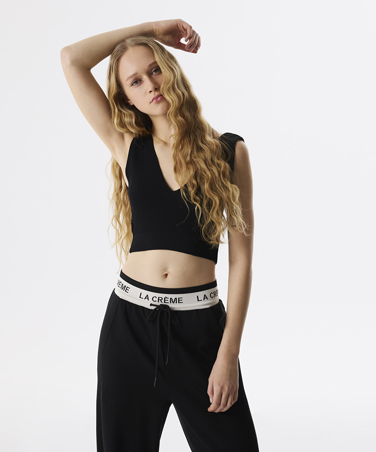 V YAKA CROP TRİKO -1