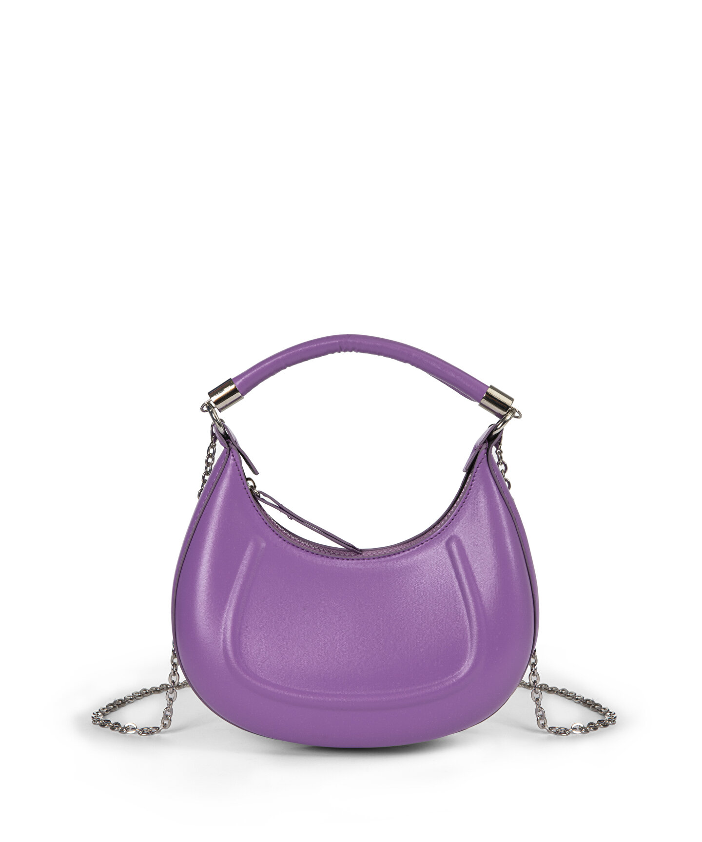 Mor ZİNCİR ASKILI OVAL OMUZ ÇANTASI TS1230052058017 | TWIST