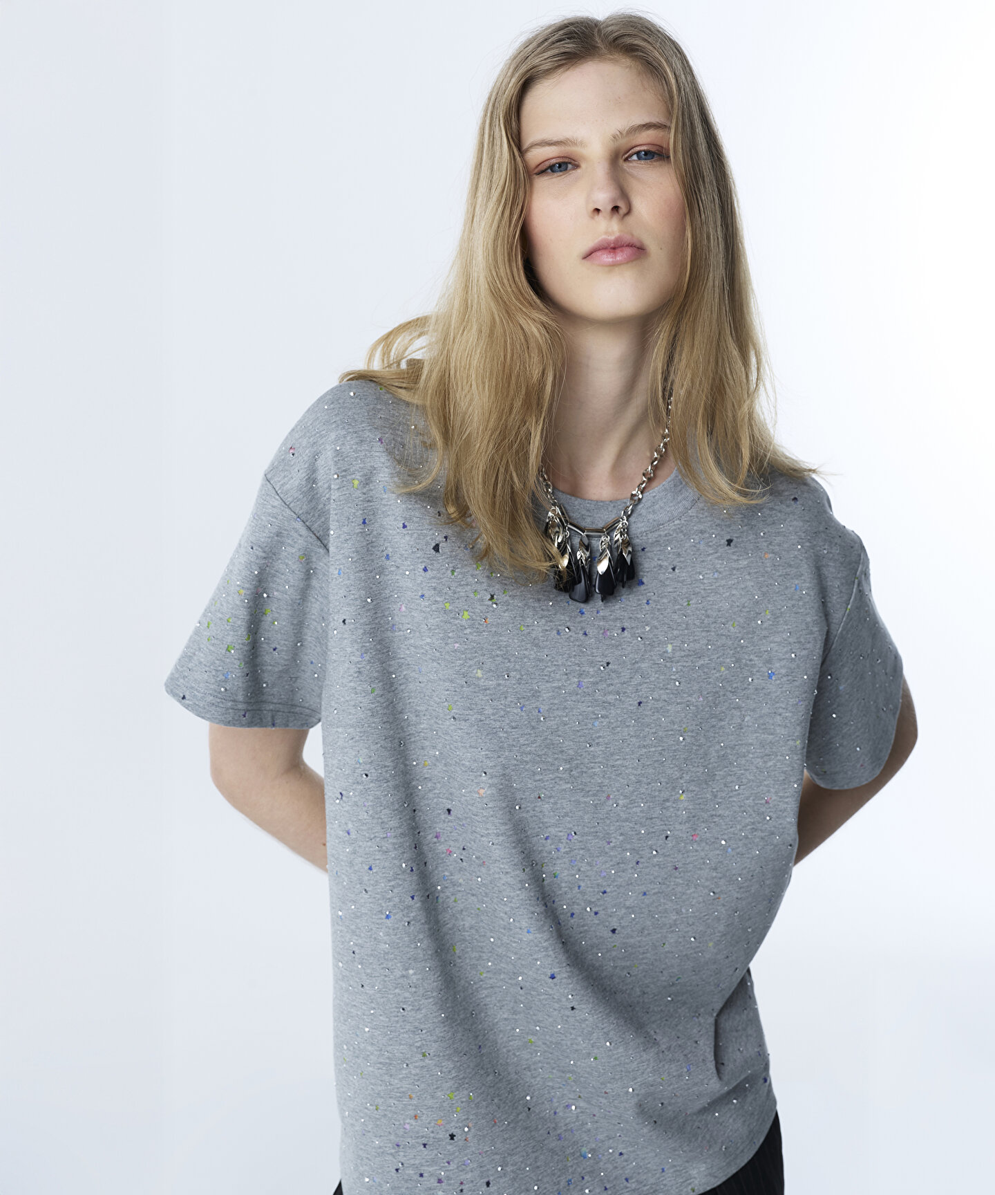 カットソー Gri T-SHIRT TW6240070051005 | TWIST