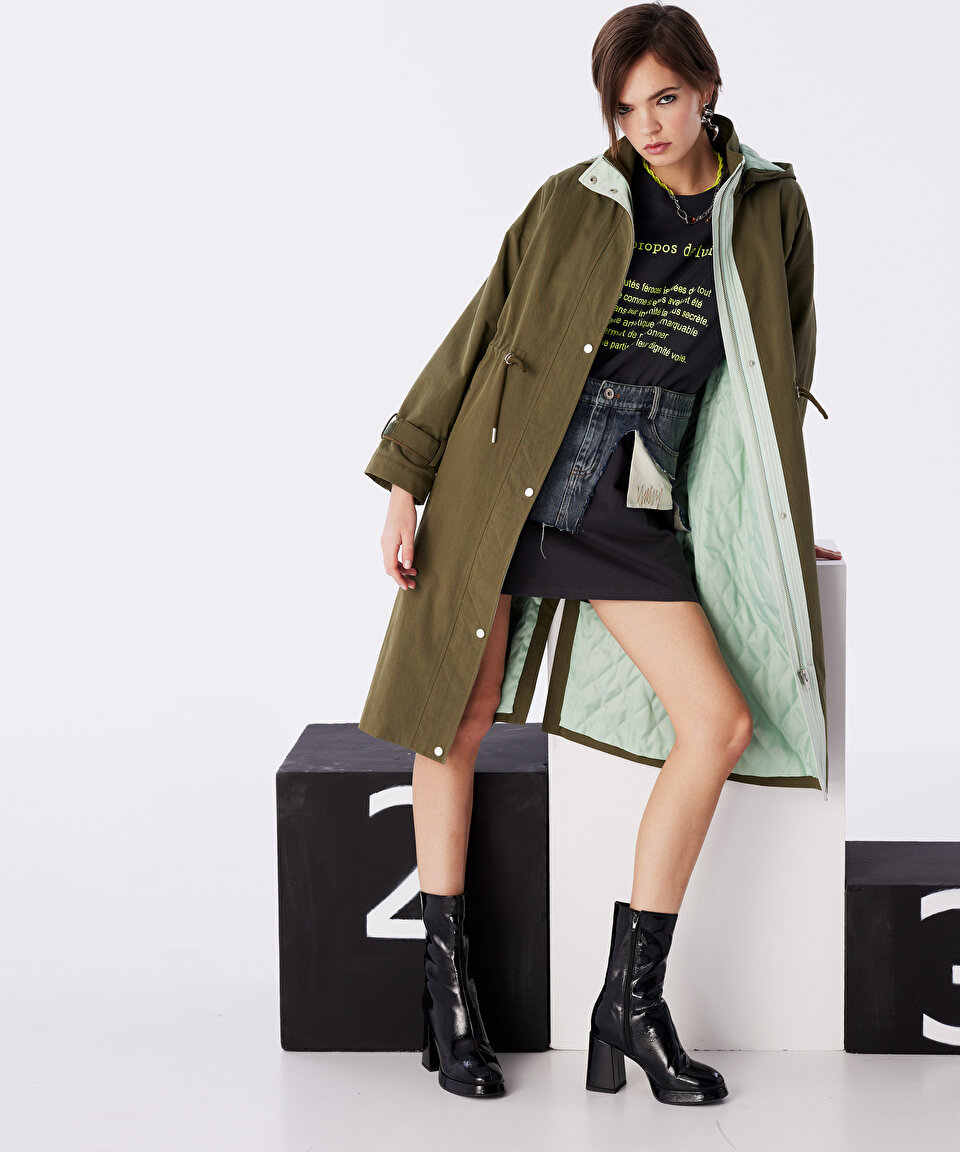 Haki COLORBLOCK PARKA TS1240011013022 | TWIST